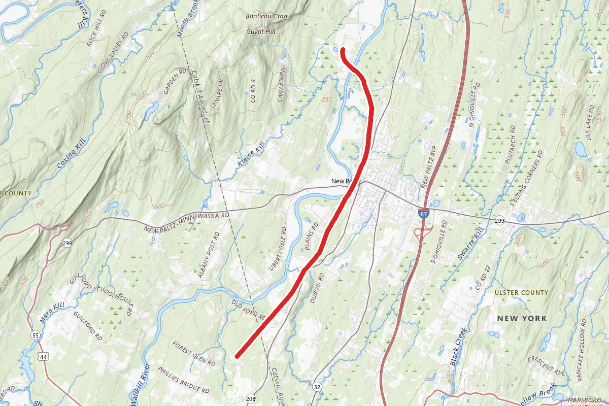 New Paltz via Wallkill Valley Rail Trail
