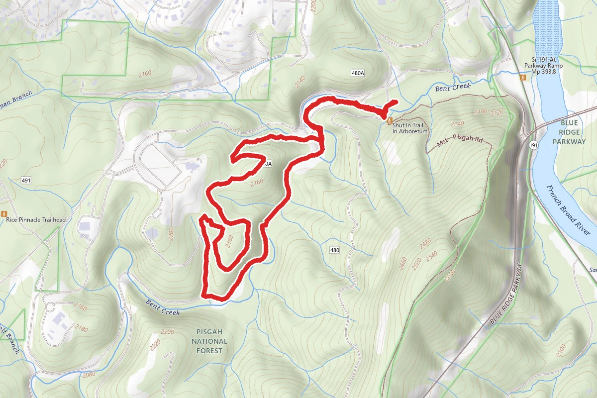 Wesley Branch, Natural Garden and Bent Creek Loop