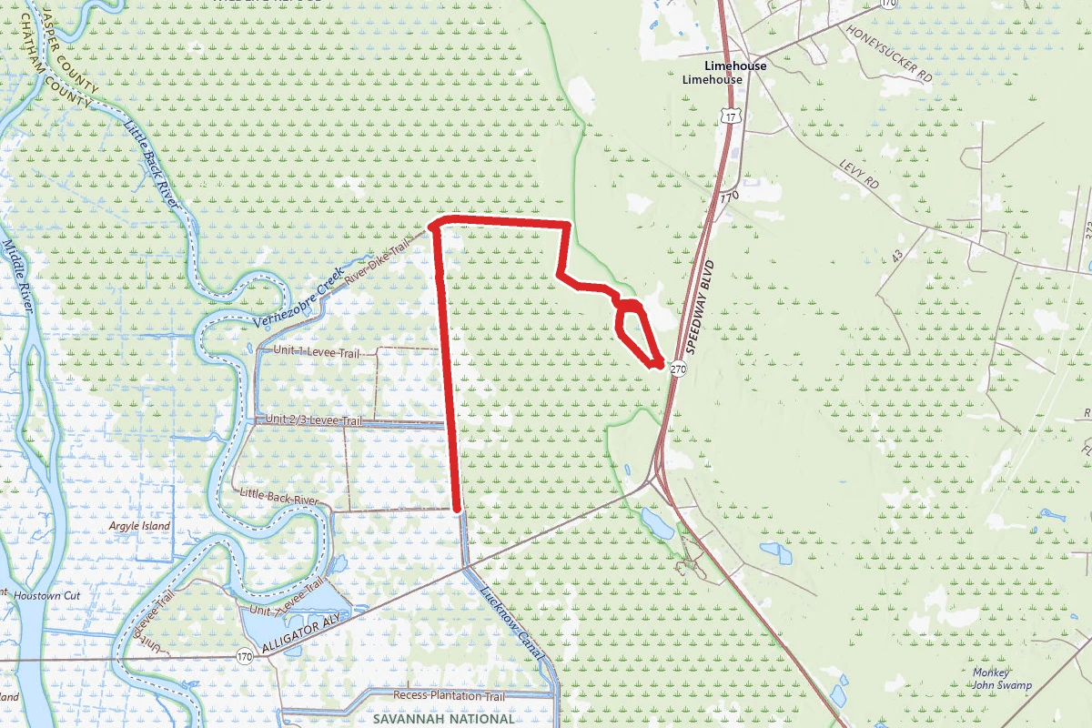 Kingfisher Loop and Tupelo Trail