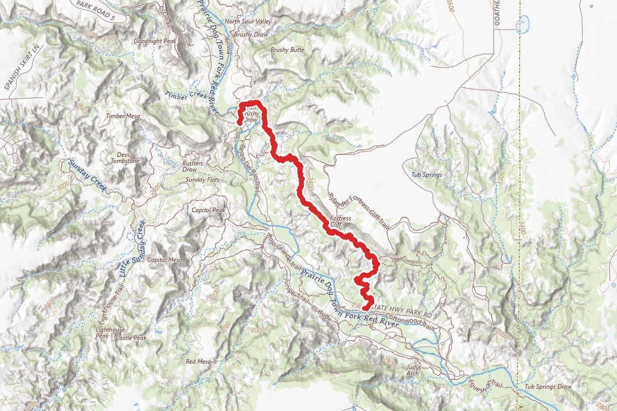 Lower Comanche Trail