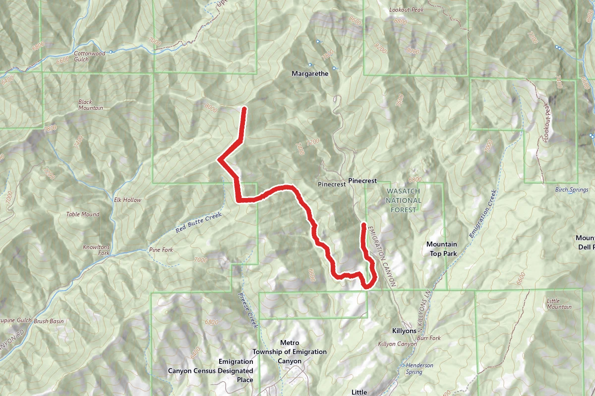 Knowlton's Knob via Miner's Trail