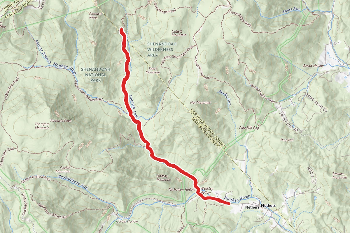 Nicholson Hollow and Hannah Run Trail