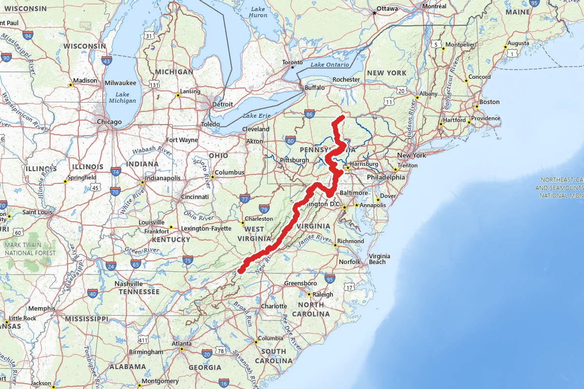 Mid Atlantic Backcountry Discovery Route