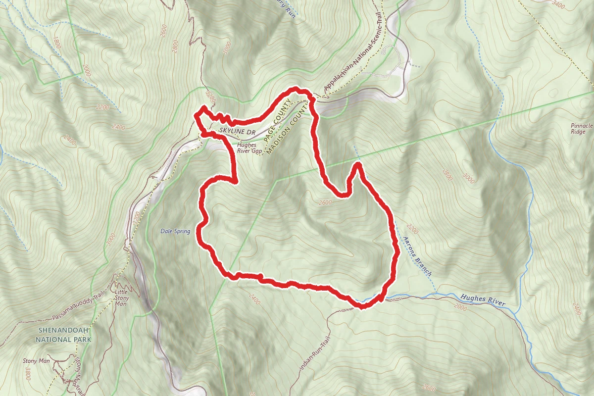 Corbin Cabin via Nicholson Hollow and Appalachian Trail Loop