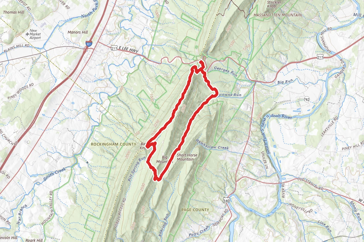 Bird Knob to Browns Hollow Loop