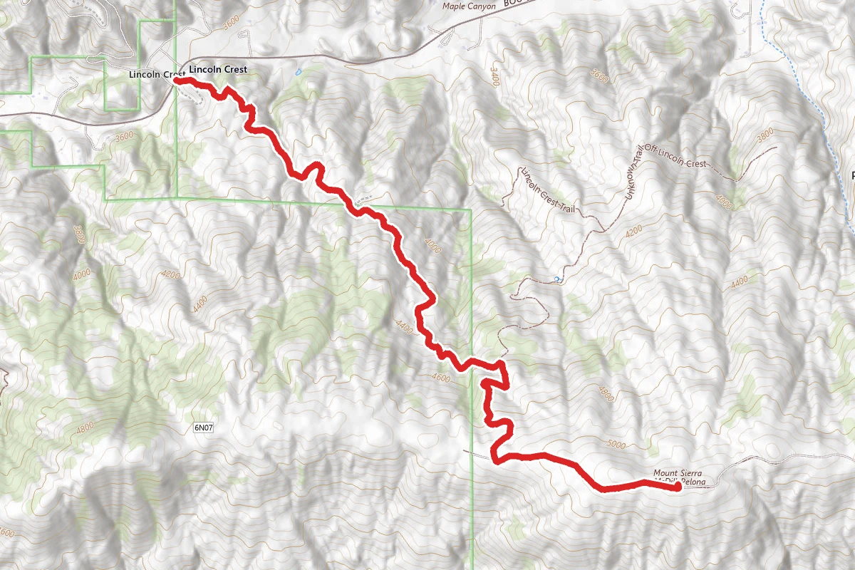 Mount McDill Summit via Lincoln Crest