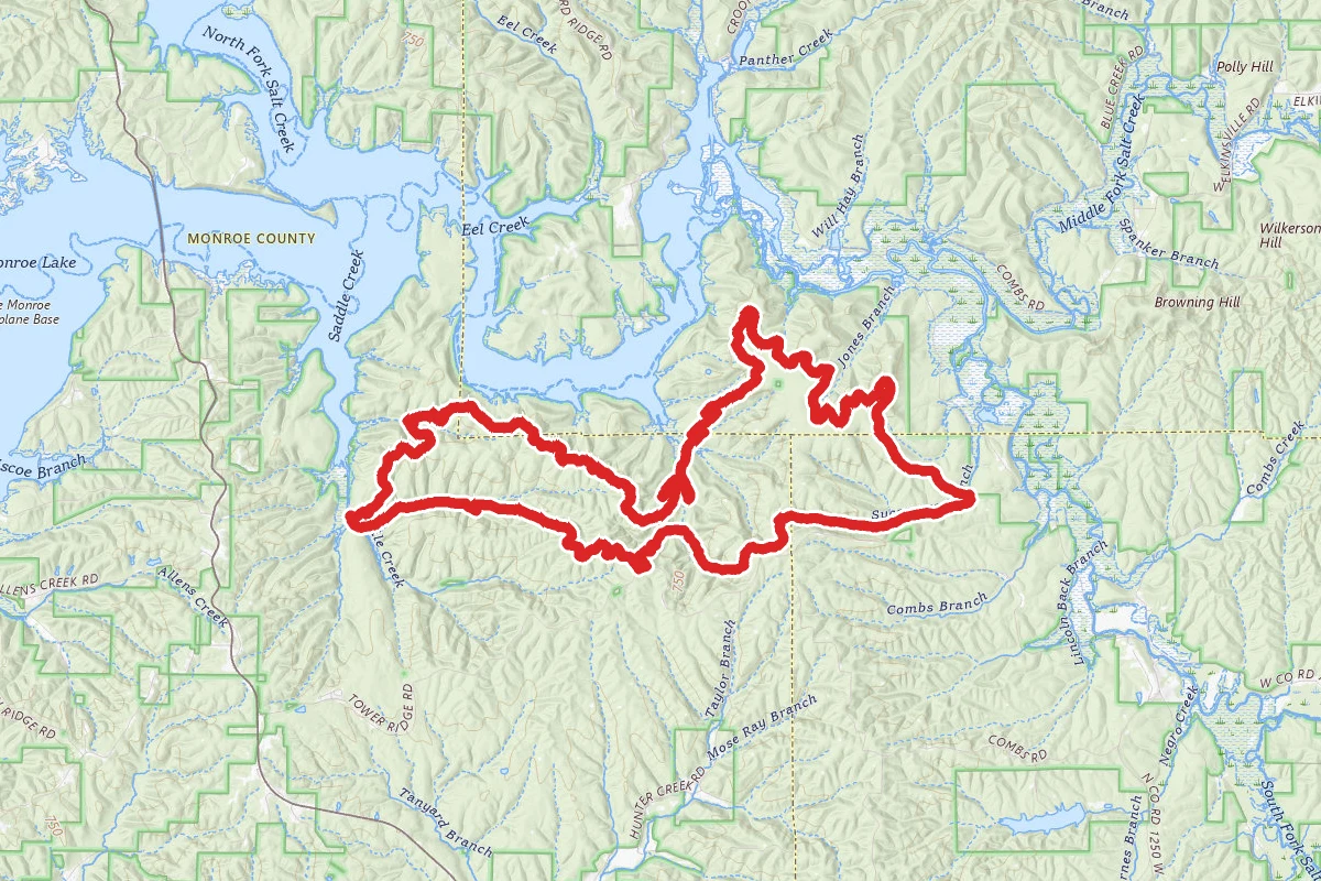 John Grubb Ridge and Terrill Ridge Loop Trail