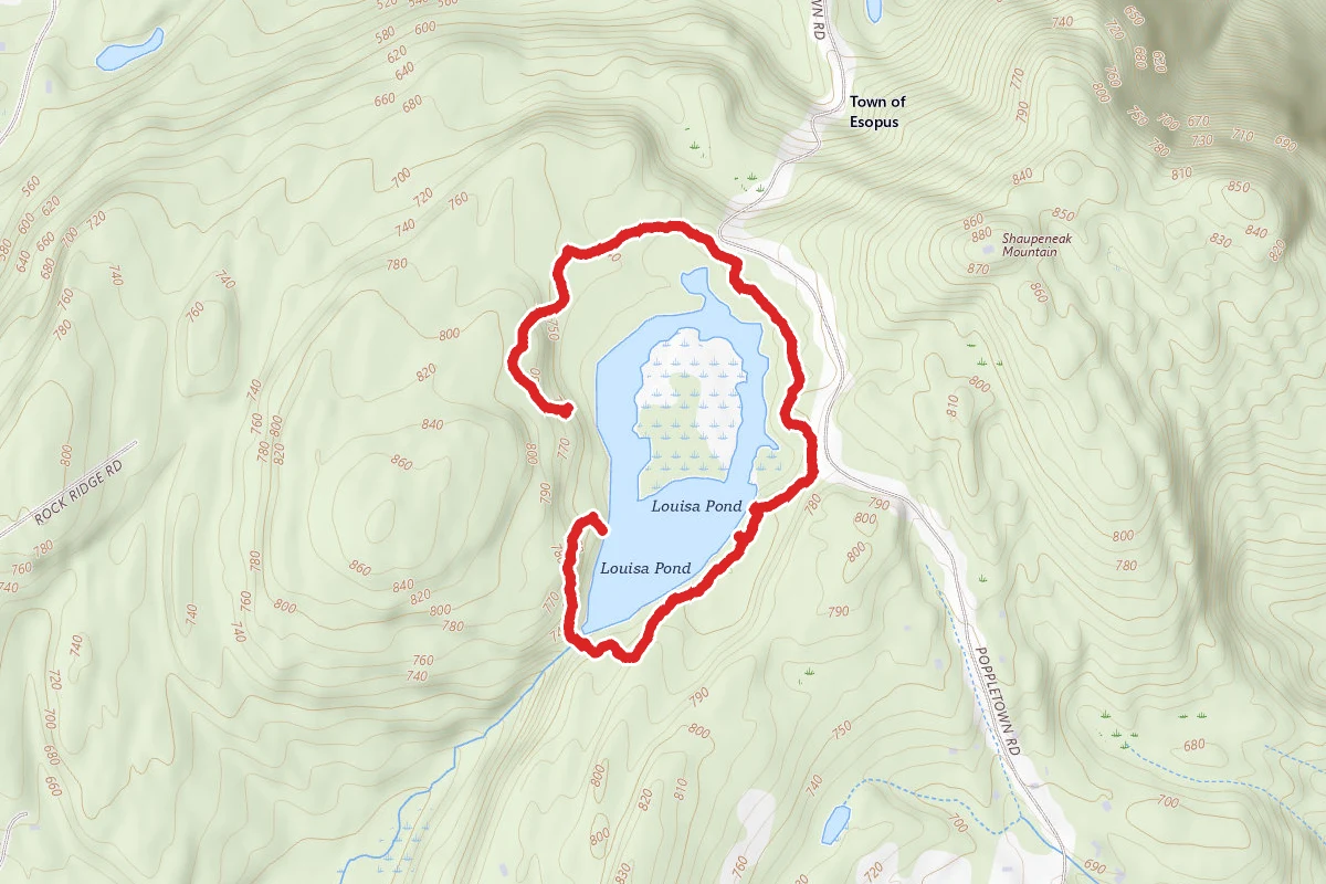 Louisa Pond via Blue Trail