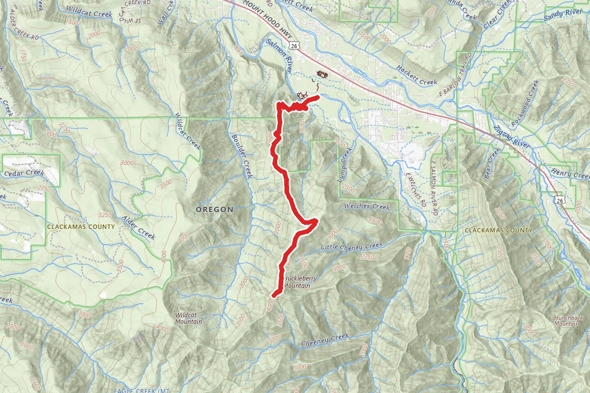 Huckleberry Mountain Trail