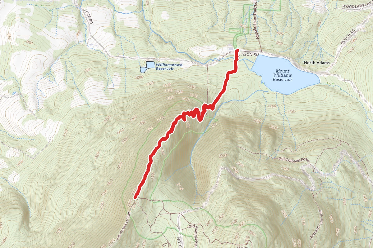 Prospect Overlook via Appalachian Trail