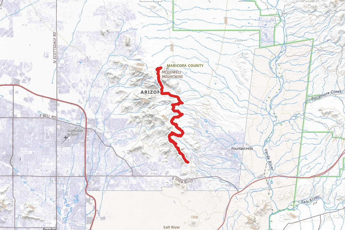 McDowell Mountain Rim to Rim