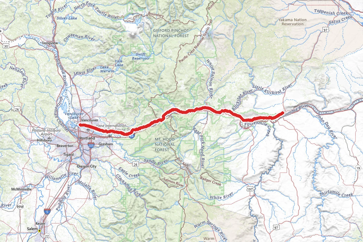 Historic Columbia River Gorge Highway
