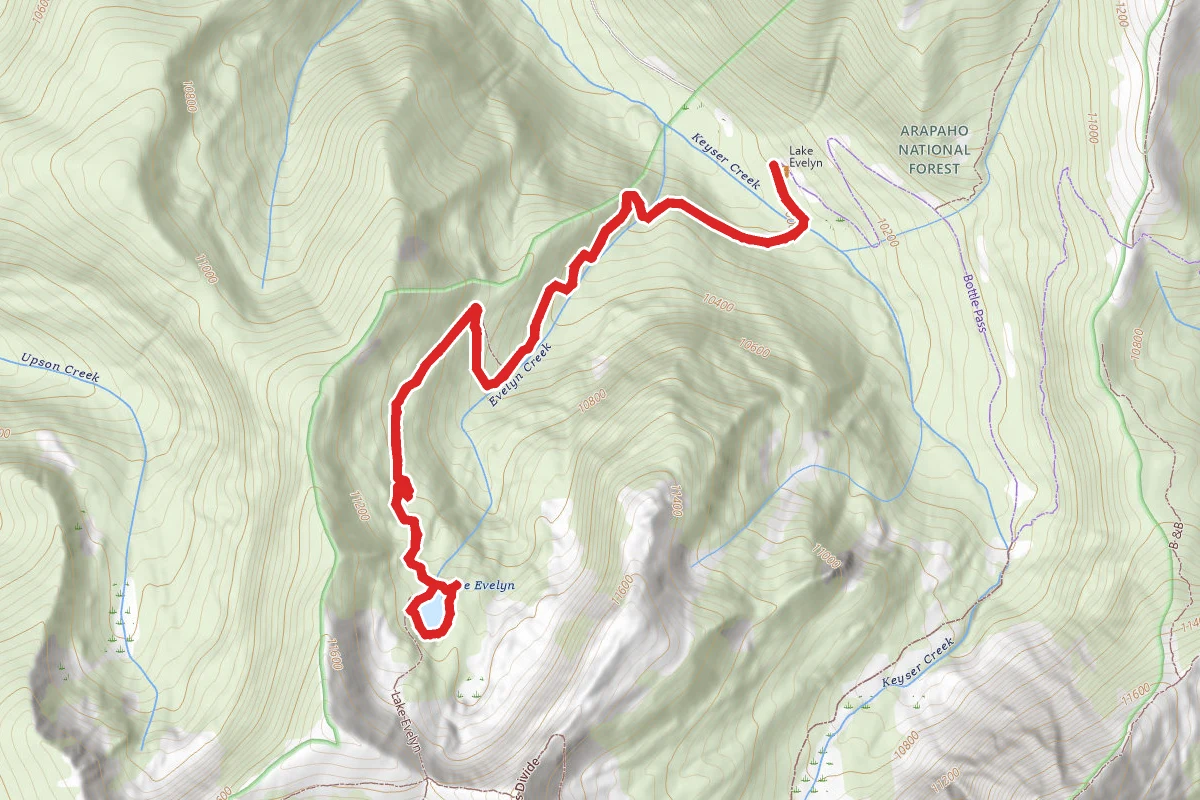 Lake Evelyn Trail