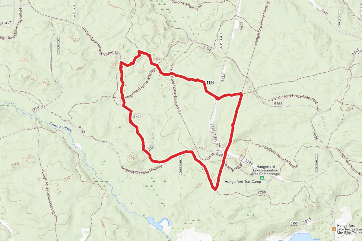 Hungerford Lake Recreation Area Cross Country Ski Trails