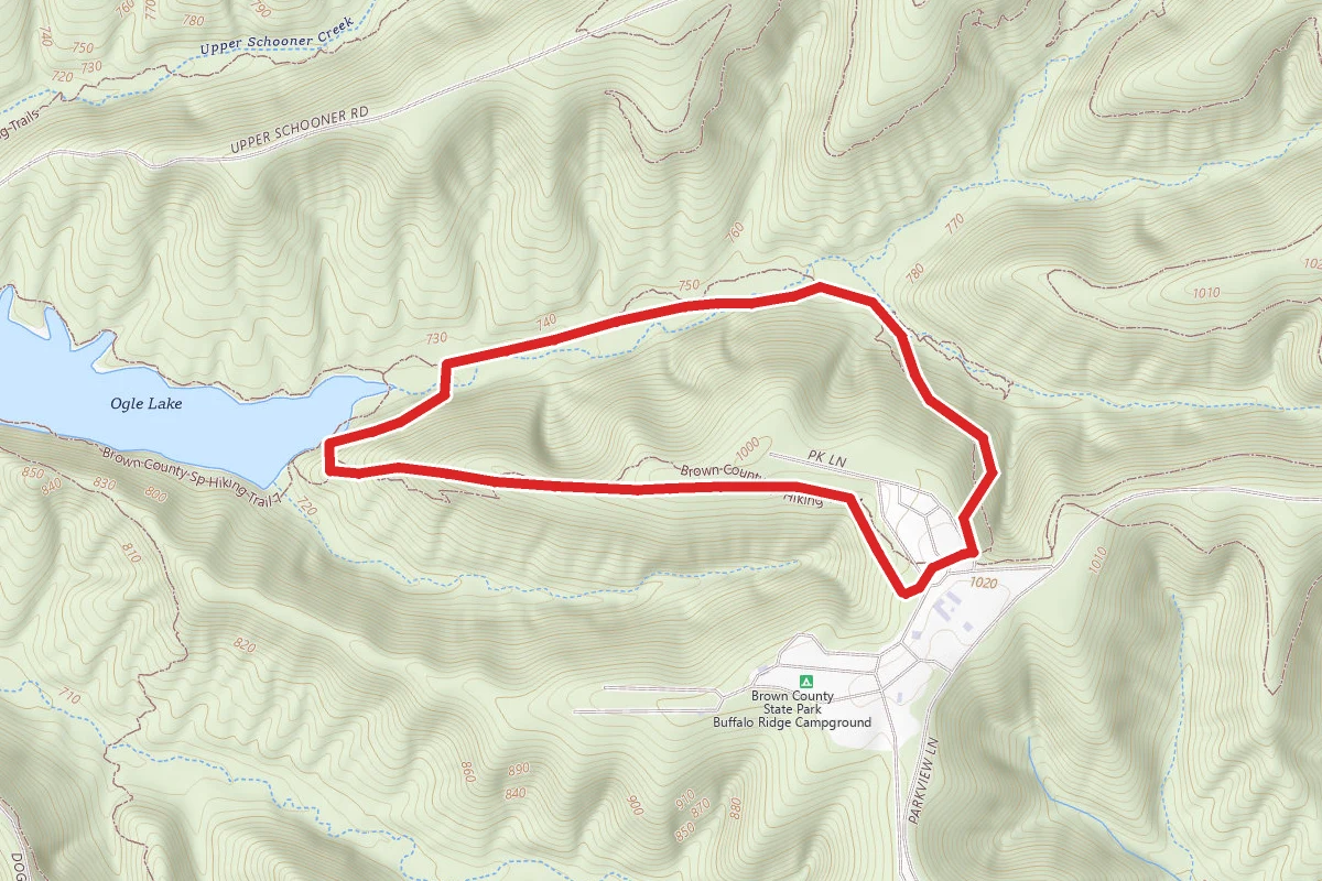 Brown County State Park Trail #4 Loop