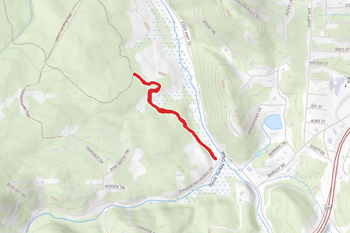 Junction House Trail route map