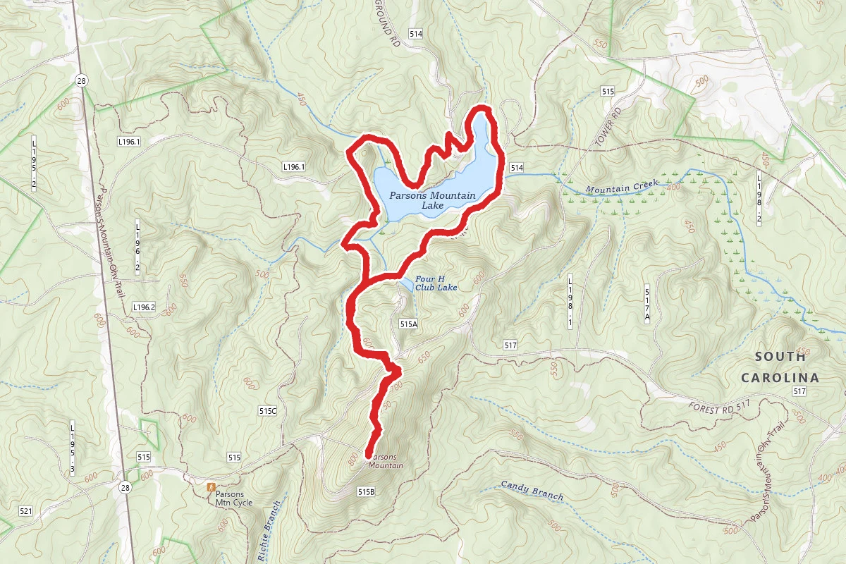 Parson's Mountain Lake and Lookout Tower