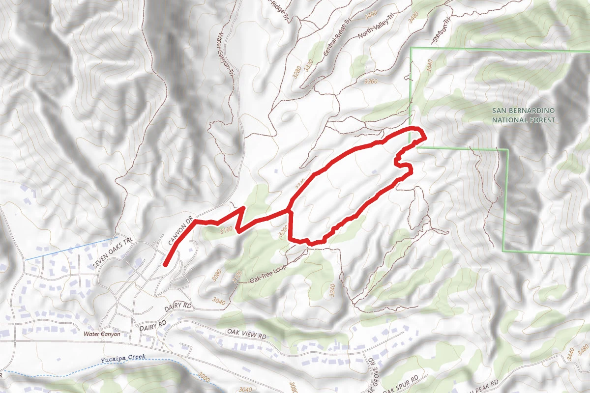 Oak Tree Loop Trail to McCullough Loop