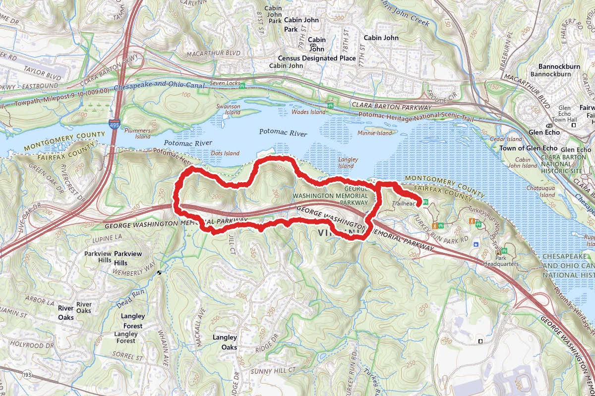 Turkey Run and Potomac Heritage Trail