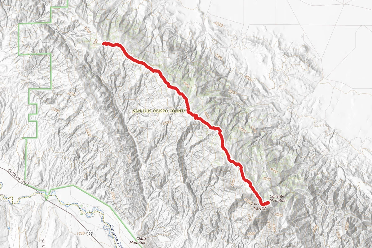Caliente Mountain Ridge Trail
