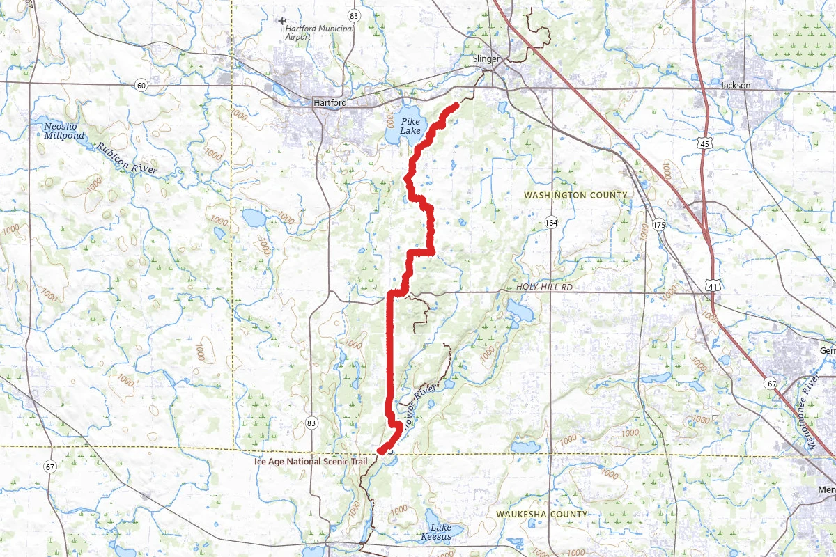 Ice Age Trail- Wauk the Walk Waukesha County Section