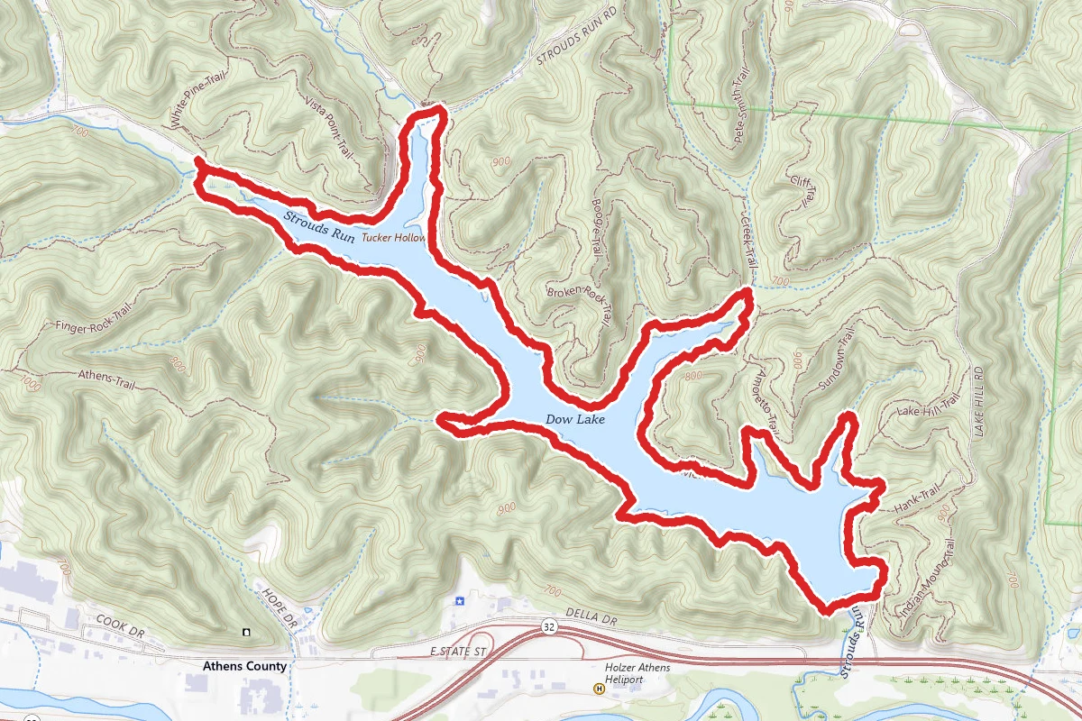 Hickory Multi-use Trail and Dow Lake Lakeview Trail