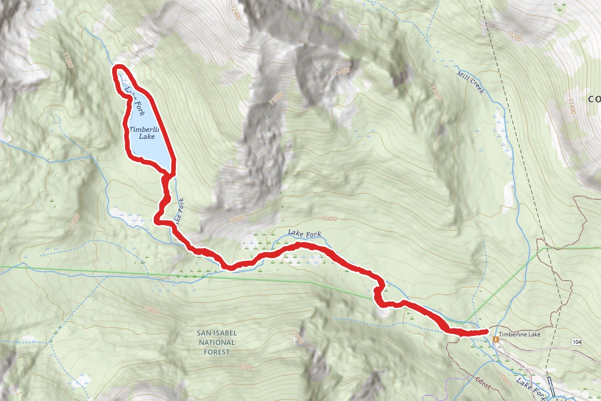 Timberline Lake Trail