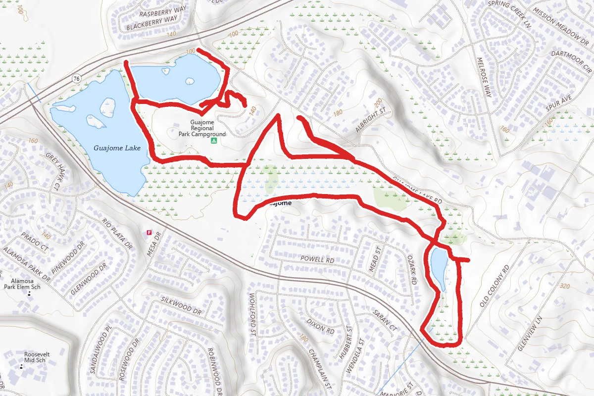 Guajome Regional Park Trail