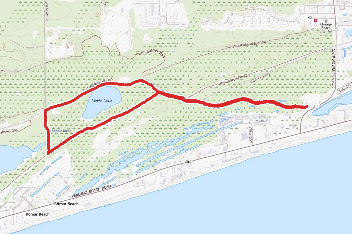 Cotton Bayou, Rosemary Dunes, and Catman Loop