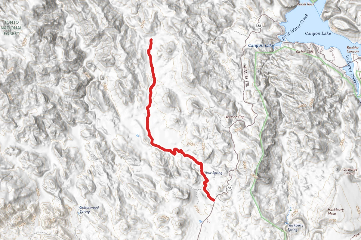Bulldog Canyon FR12 OHV Trail