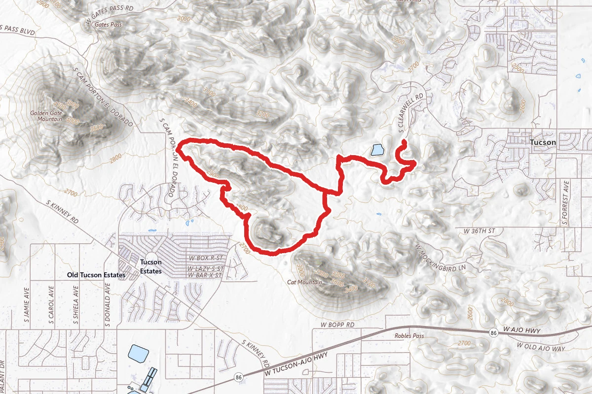 Starr Pass Trail and Yetman Trail Loop