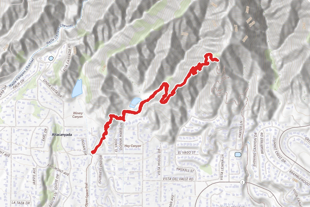 Crosstown Trail to Mount Luken Connector