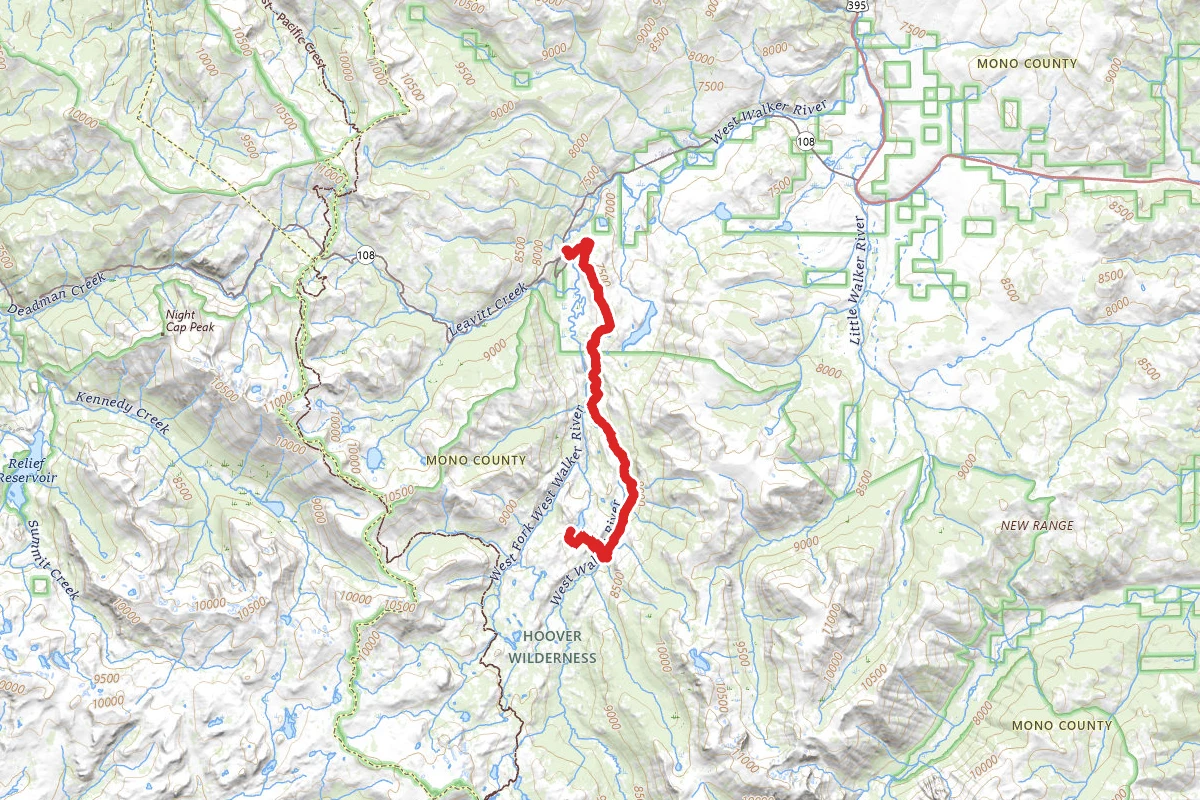 Leavitt Meadow to Fremont Lake