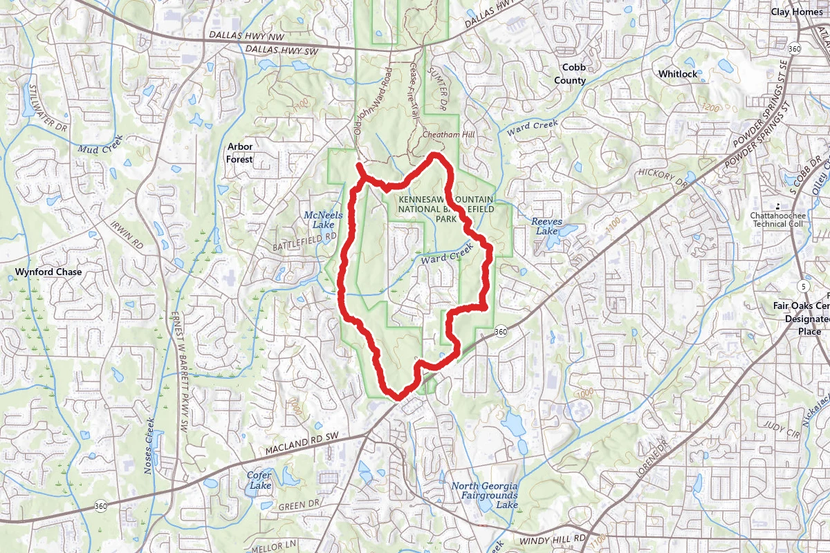 Kolb's Farm Loop Trail