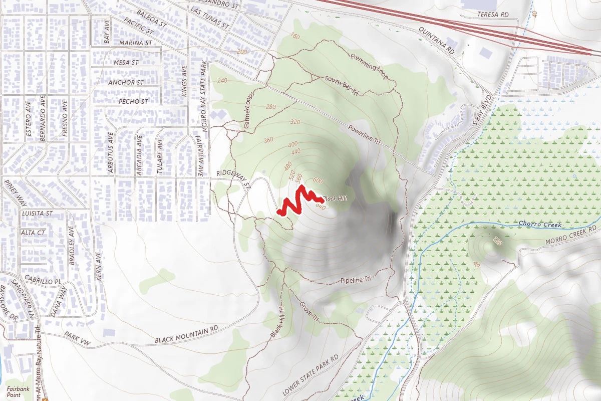 Black Hill via Black Hill Road