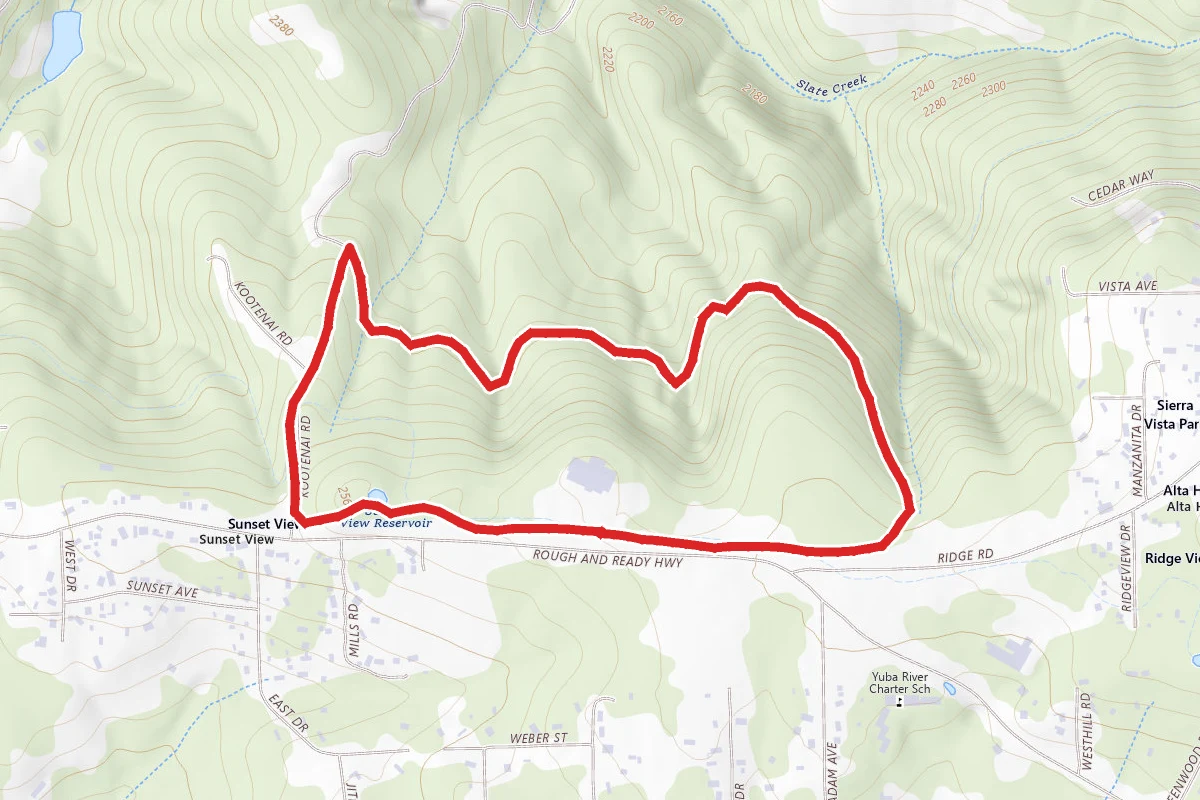 Rough & Ready Ditch and Wildflower Trail Loop
