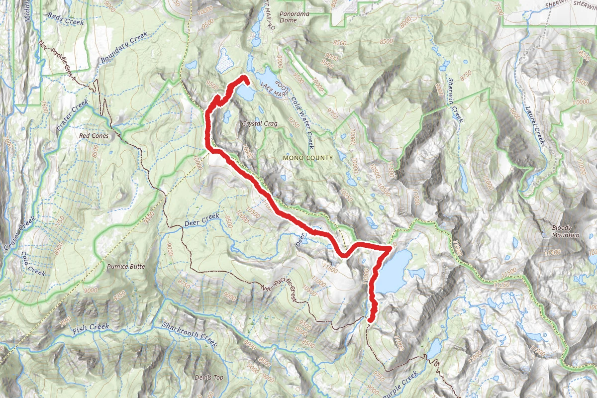 Mammoth Crest Traverse Trail