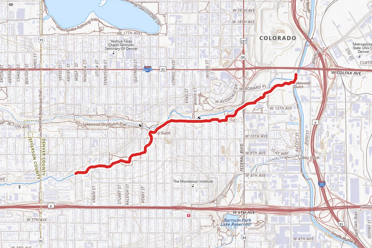 Lakewood Gulch Trail