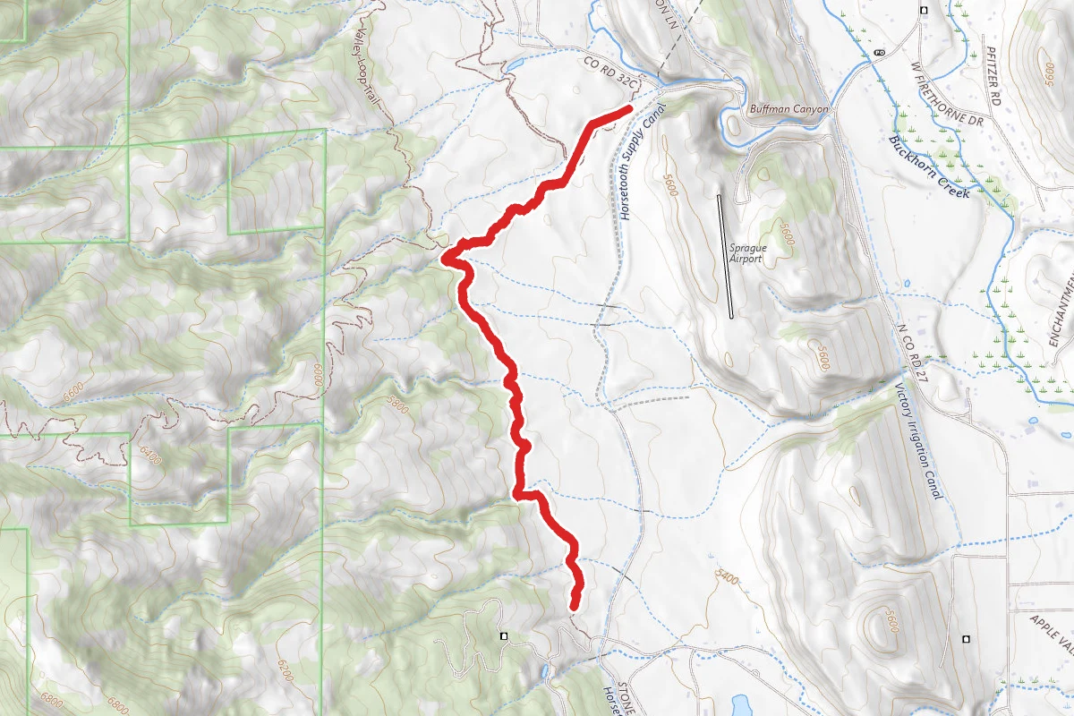 Eden Valley Spur route map