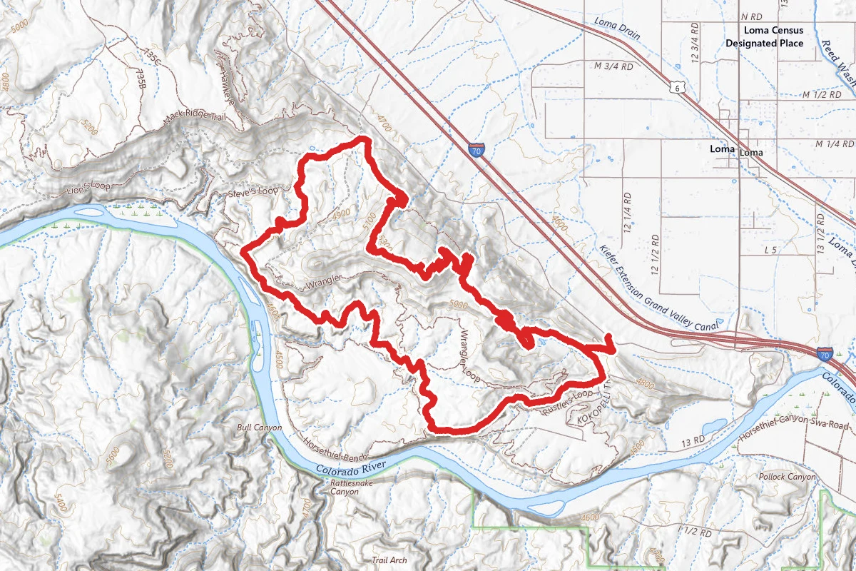 Mary's and Moore Fun Loop Trail