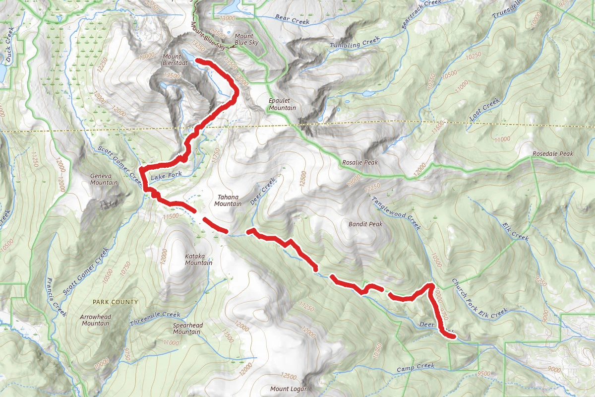 Abyss Lake via Tanglewood, Rosalie, and Abyss Trail