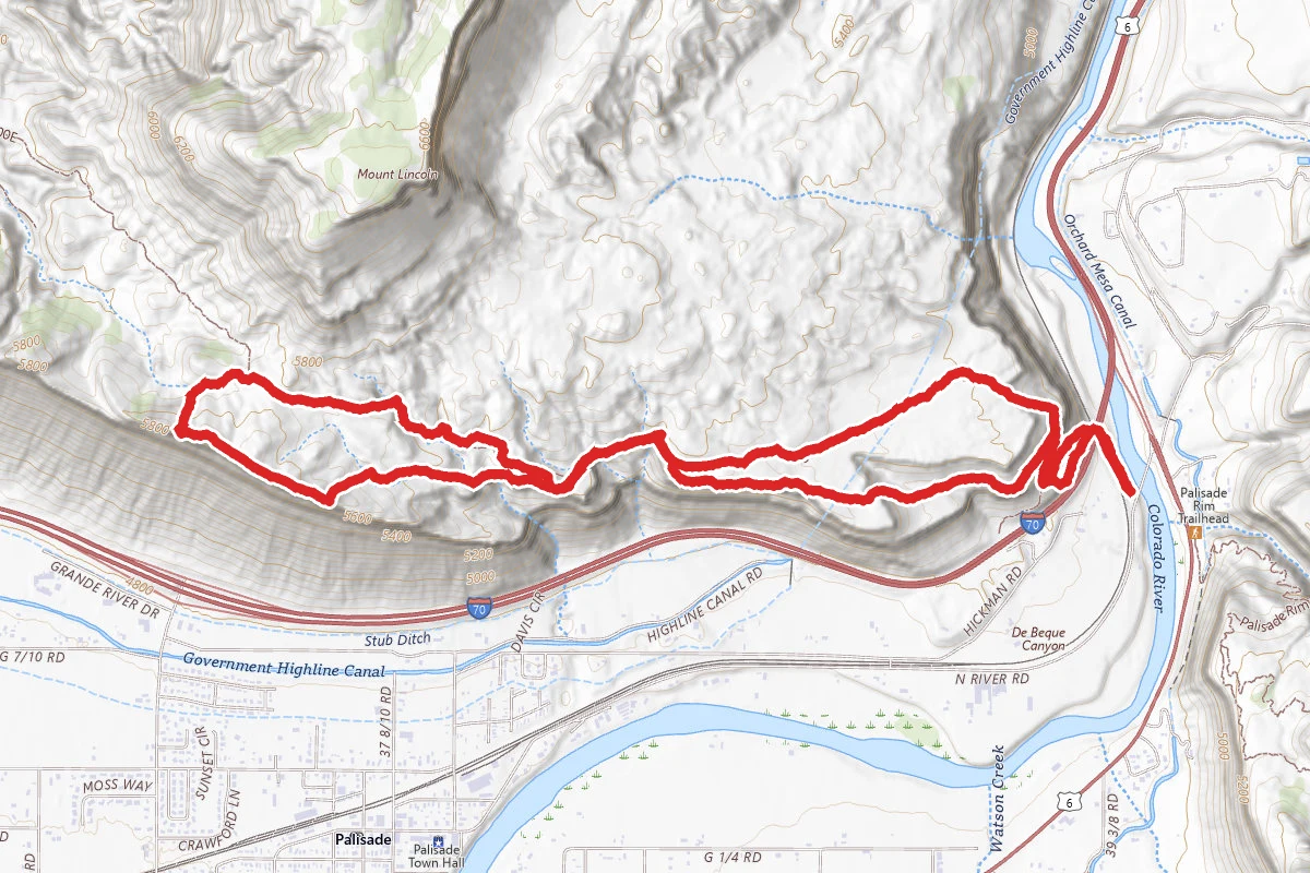 Stagecoach and North Pali Rim Trail