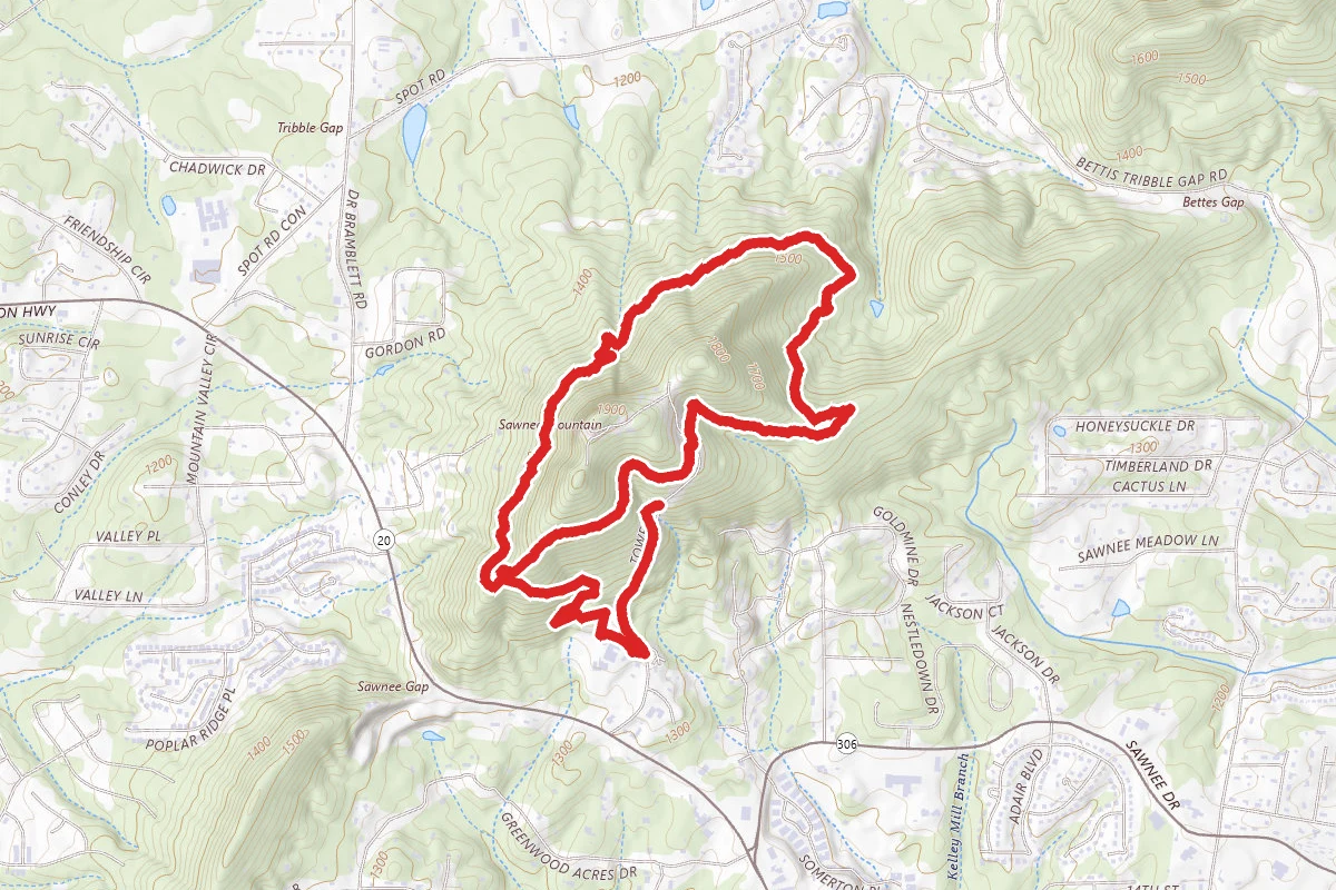 Mountainside Trail Loop via Tower Road