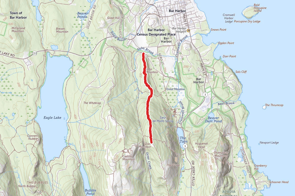 Kebo Mountain and Dorr North Ridge Trails