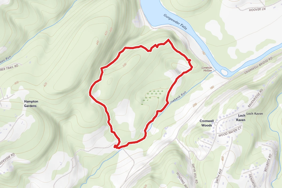 Loch Raven Drive and Meadow Trail Loop