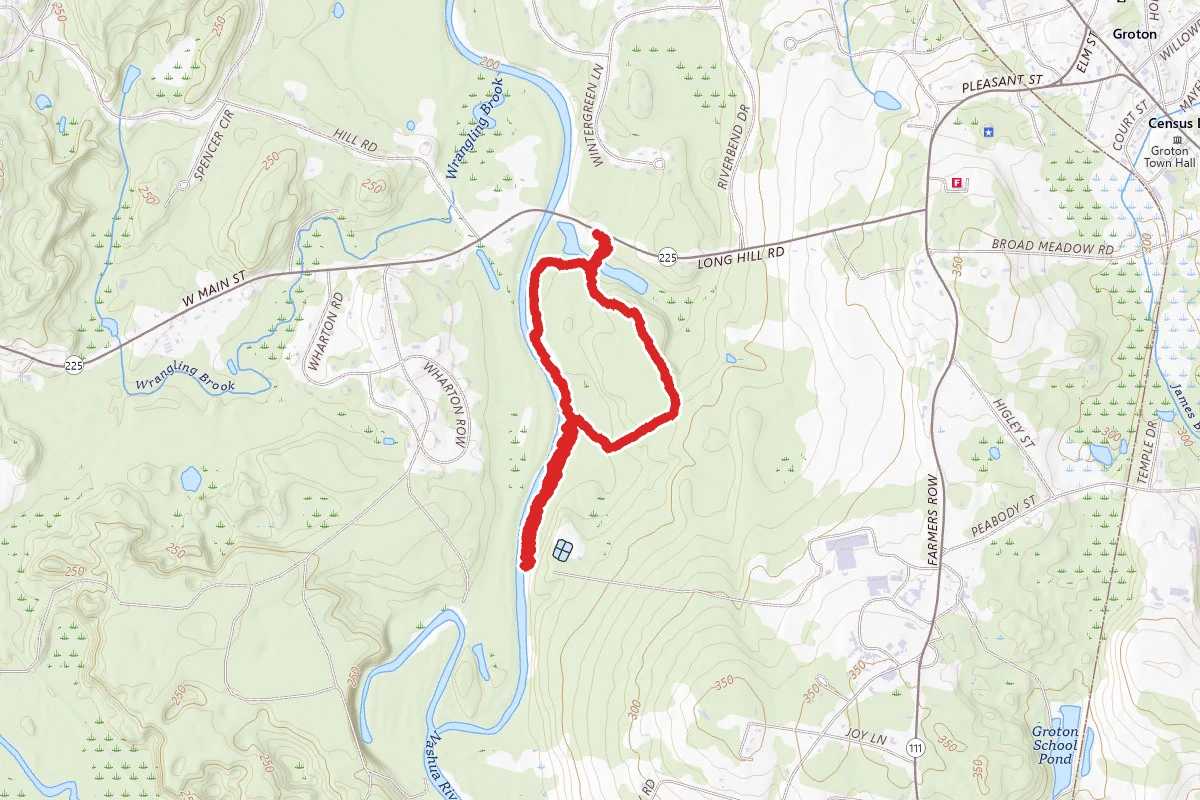 Sabine River Trail and East Trail Loop to the Nashua River