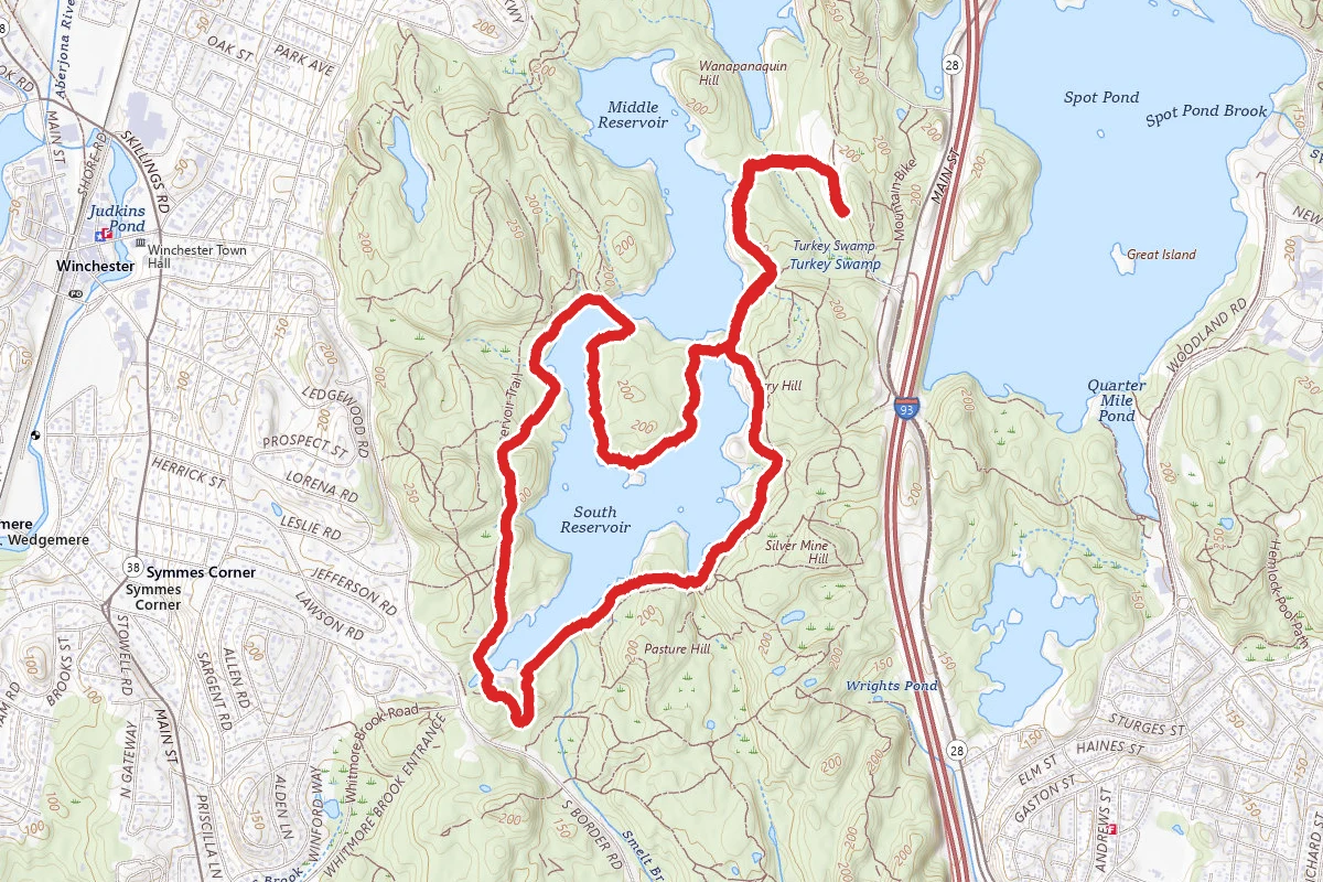 South Reservoir Loop via Sheepfold Trailhead