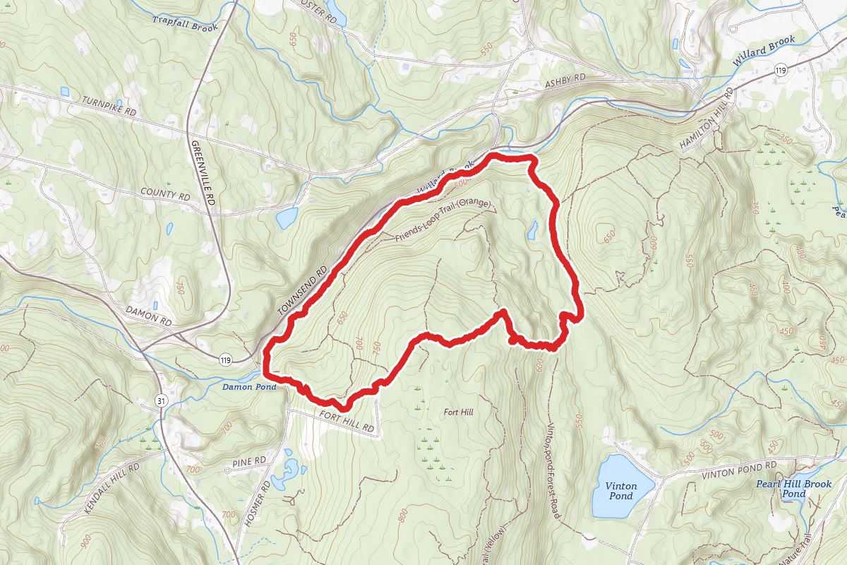 Willard Brook and Friends Loop