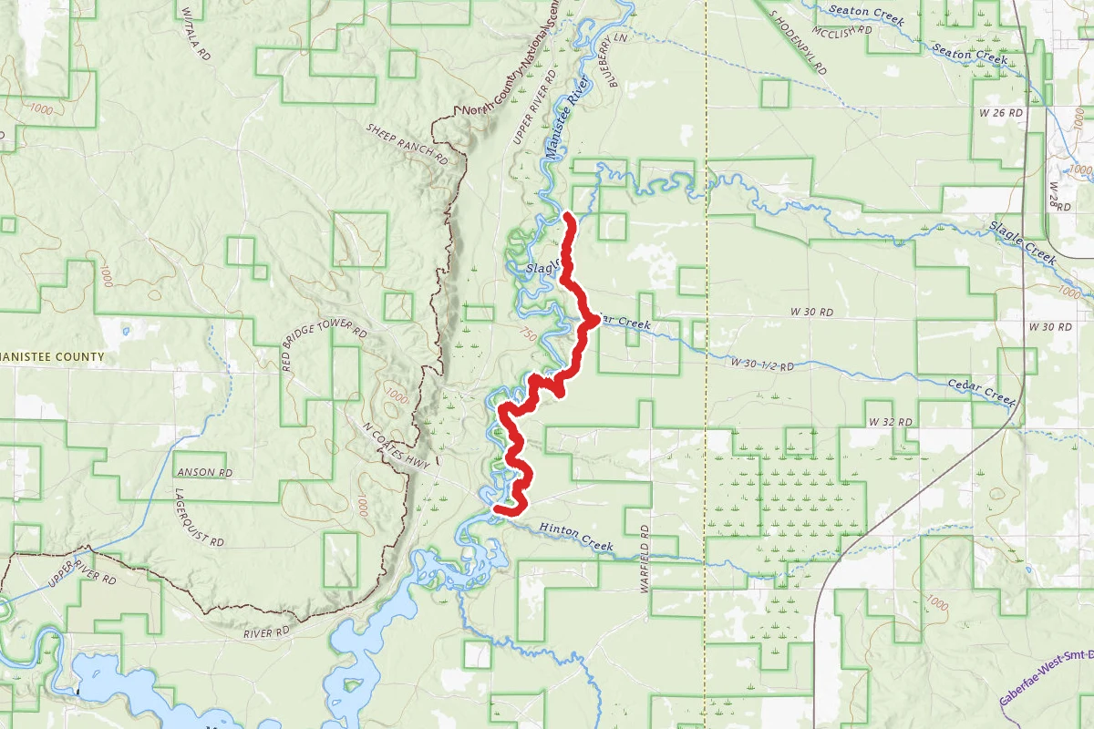 Manistee River Trail South