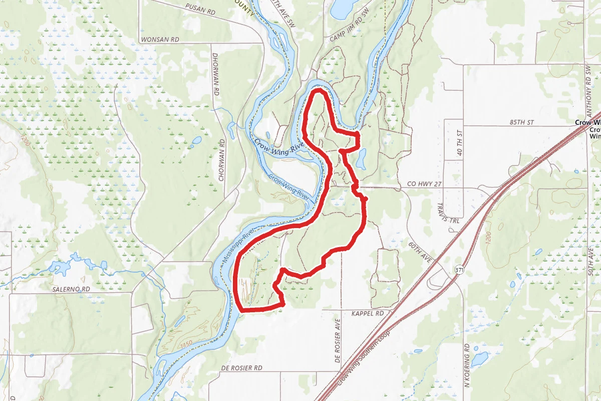 Crow Wing Confluence Trail
